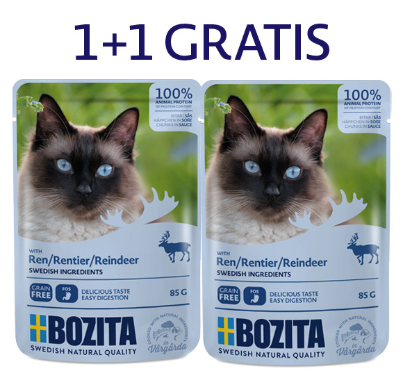 mokra karma Bozita dla kota 1+1 gratis
