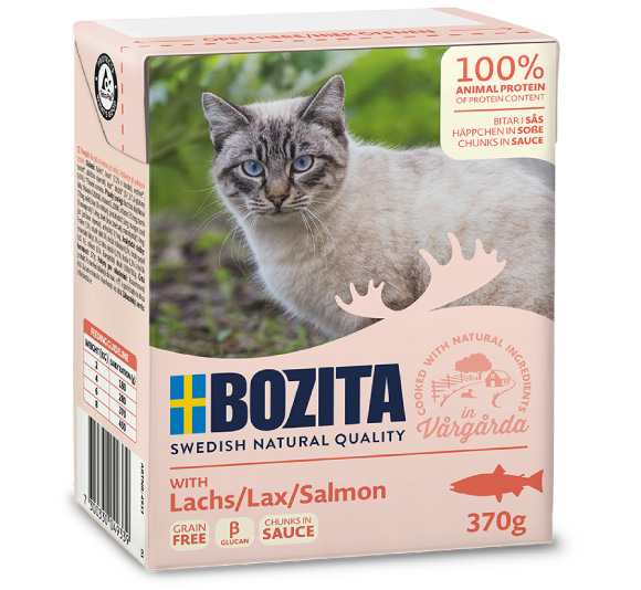 mokra karma dla kotów marki Bozita