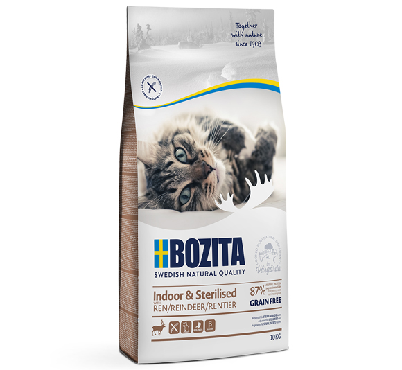 Bozita cat indooor & sterilised bezzbożowa karma dla kotów