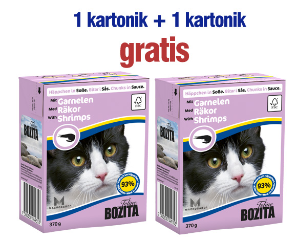 bozita mokra karma dla kota 1+1 gratis