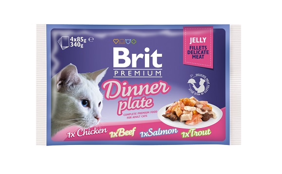  zestaw mokrej karmy Brit Premium dla kota
