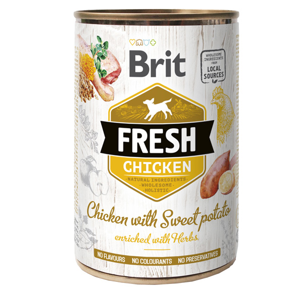 mokra karma brit fresh dla psa