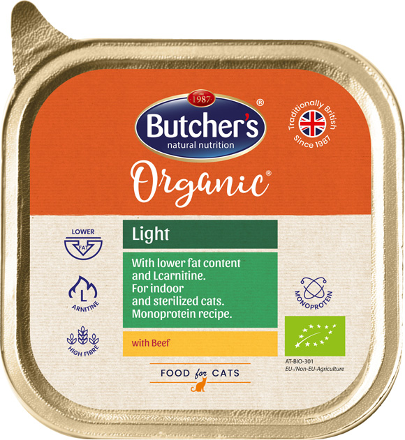 5011792004706 niskokaloryczna karma Butchers organic dla kota