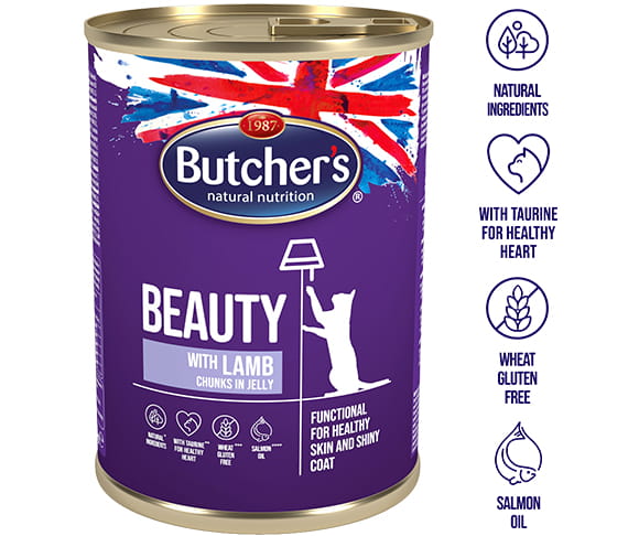 BUTCHERS FUNCTIONAL BEAUTY Z JAGNIĘCINĄ KARMA DLA KOTA