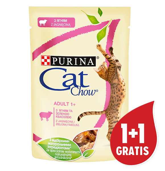 mokra karma cat chow dla kota w promocji 2+1 gratis