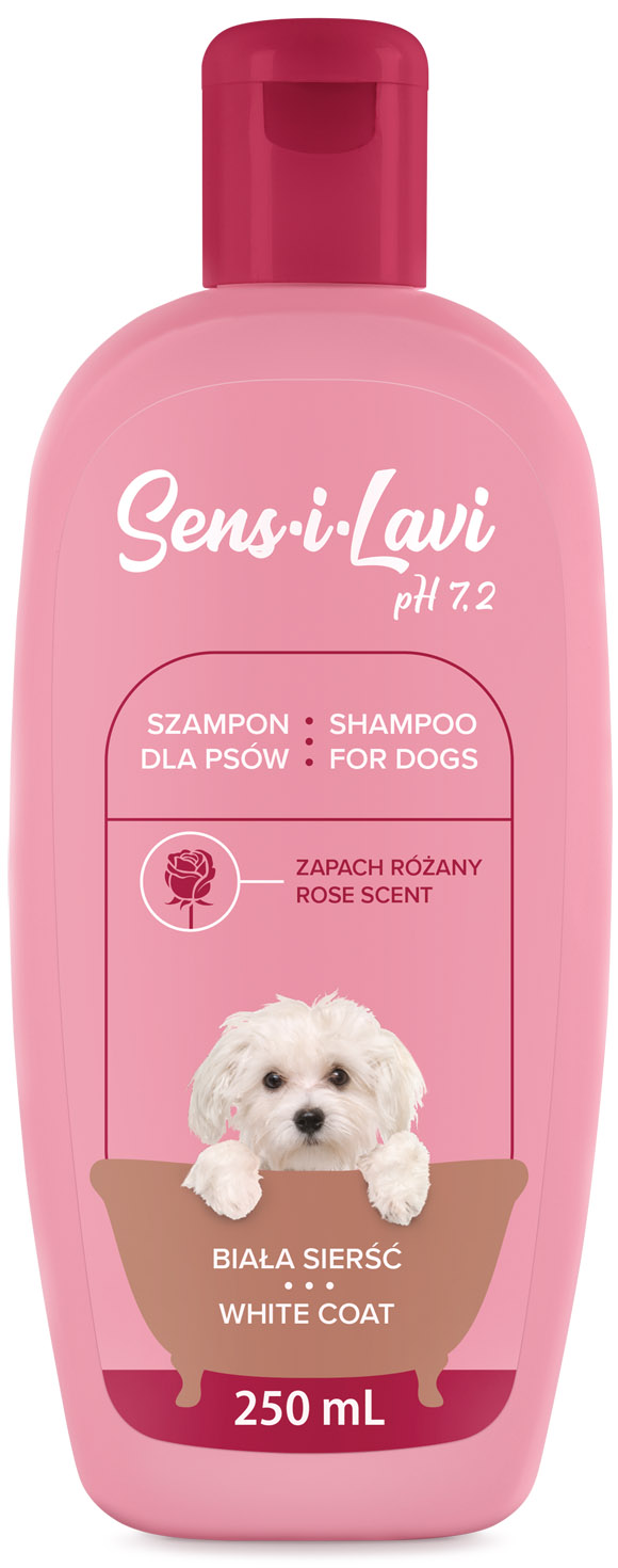 SENS-I-LAVI MICELARNY SZAMPON DLA PSÓW O BIAŁEJ ŚIERŚCI