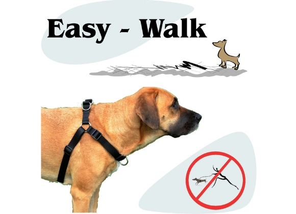 dingo szelki easy walk dla psa czarne