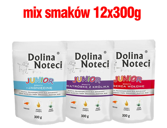 karma dolina noteci dla szczeniaka saszetki