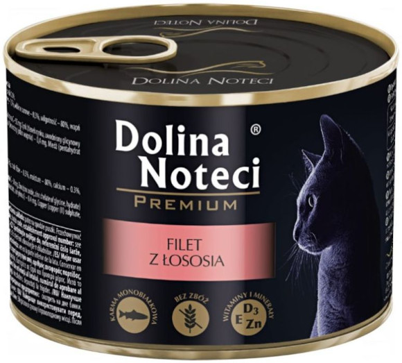 DOLINA NOTECI PREMIUM FILET Z ŁOSOSIA W SOSIE puszka dla kota