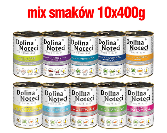 Dolina Noteci Premium karma mokra dla psa - puszki
