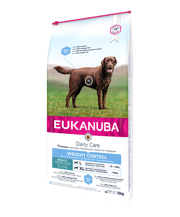 karma Eukanuba dla dużego psa z nadwagą