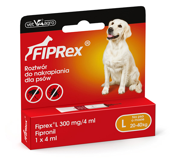 Fiprex dla psów preparat spot on na pchły i kleszcze