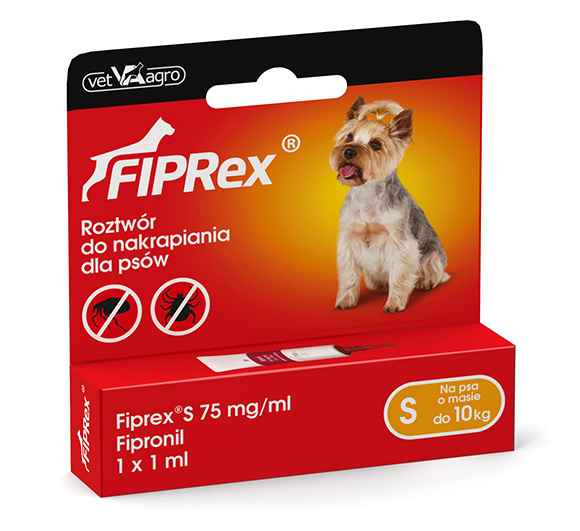 Fiprex dla psów preparat spot on na pchły i kleszcze