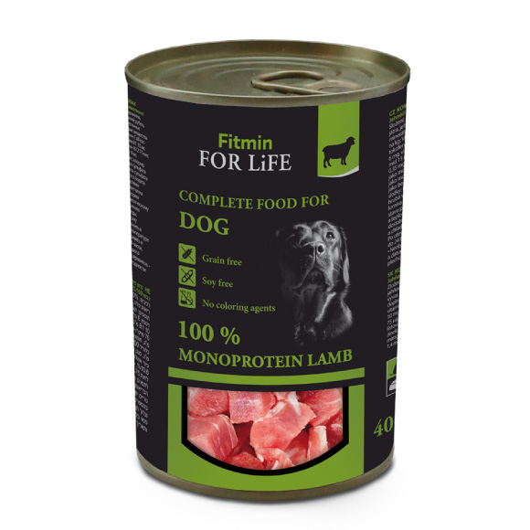 FITMIN DOG FOR LIFE MONOPROTEIN LAMB