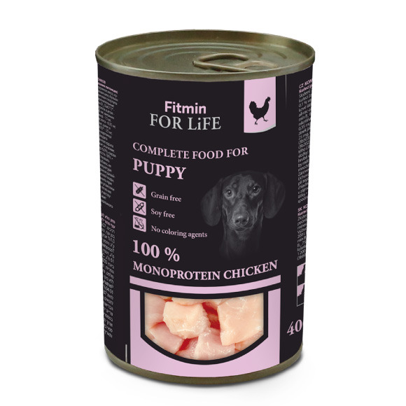 FITMIN DOG FOR LIFE MONOPROTEIN PUPPY CHICKEN