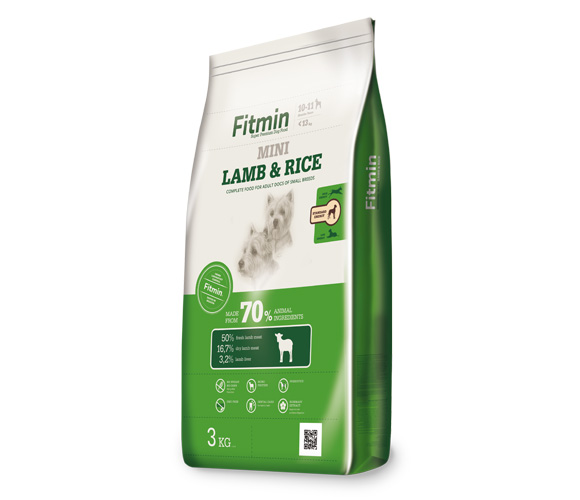 karma fitmin mini z jagnięciną dla dorosłych psów