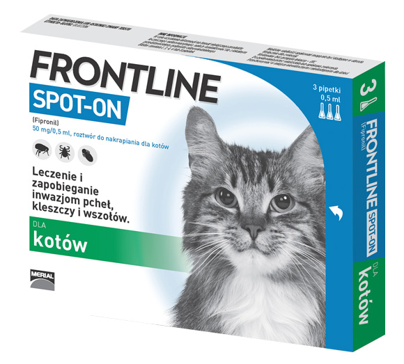 frontline spot on krople dla kota