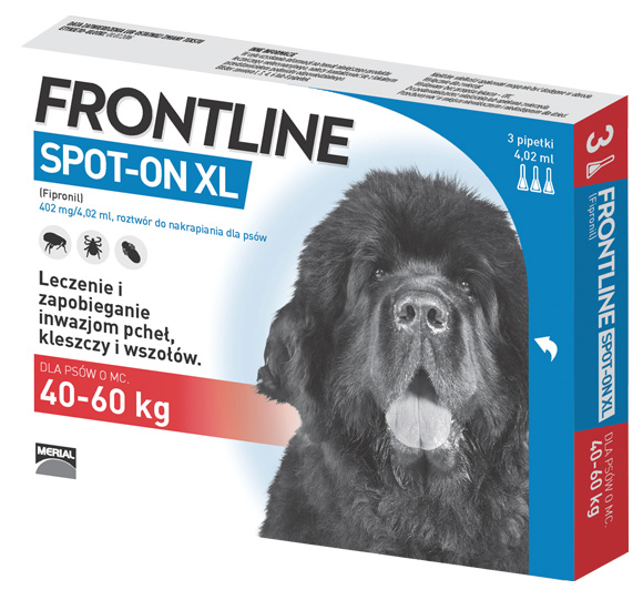Frontline drople dla dużego psa