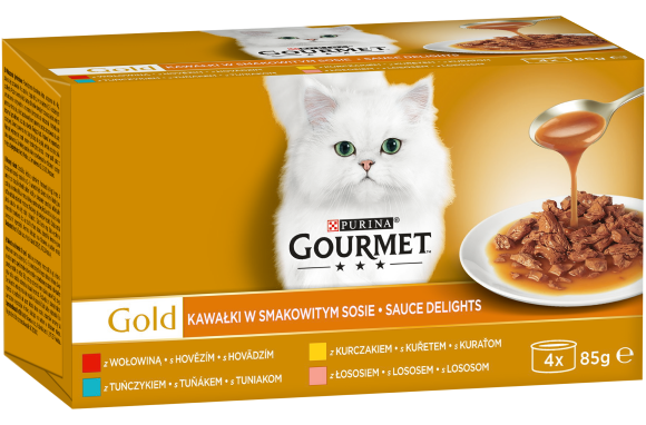 Telekarma Pl Karma Gourmet Gold Sauce Delights Mokra Karma Dla Kota Zestaw Karma Dla Doroslego Kota Karma Dla Kotow