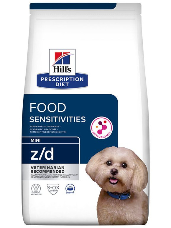 HILLS PRESCRIPTION DIET CANINE Z/D MINI SUCHA KARMA DLA PSA