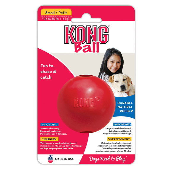 KONG BALL WITH HOLE zabawka dla psa