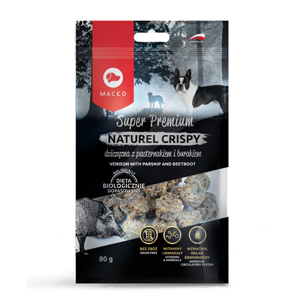maced naturel crispy dziczyzna pasternak przysmak dla psa