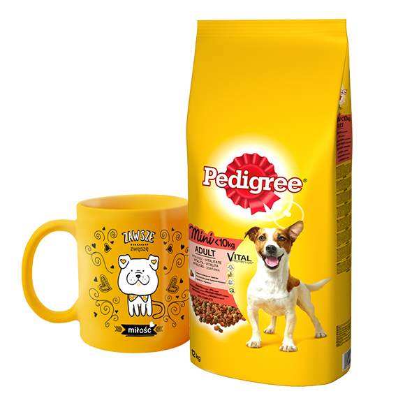5998749120910 pedigree karma w zestawie z kubkiem gratis
