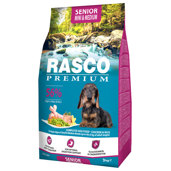 Rasco Premium Senior Small Medium karma dla starszego psa 8595091799794 