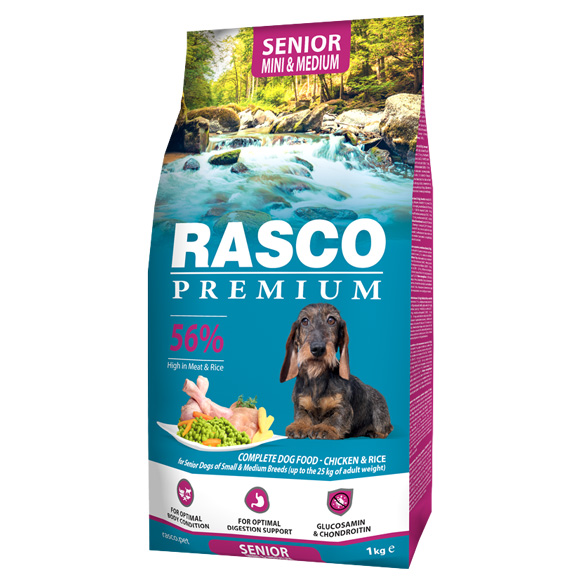 Rasco Premium Senior Small Medium karma dla starszego psa 8595681803788 
