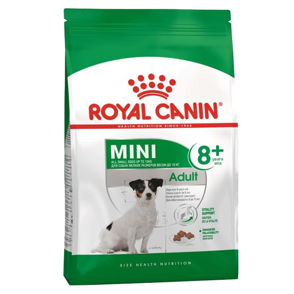 royal canin mini adult 8+ sucha karma dla psa