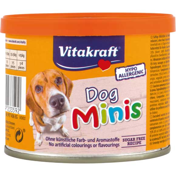 VITAKRAFT MINIS kiełbaski z drobiem i wieprzowiną w zalewie