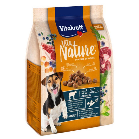 VITAKRAFT VITA NATURE KARMA DLA PSA z cielęciną, marchewką i jagodami