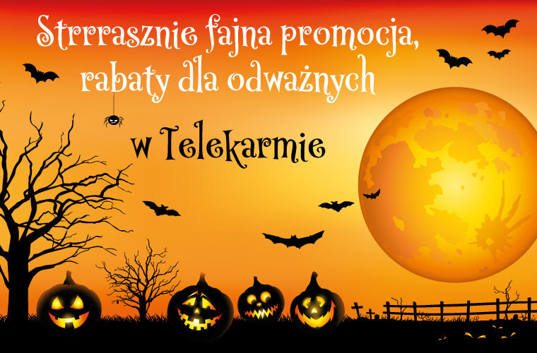 Booo!!! Strrrrasznie fajna promocja na Halloween w Telekarmie