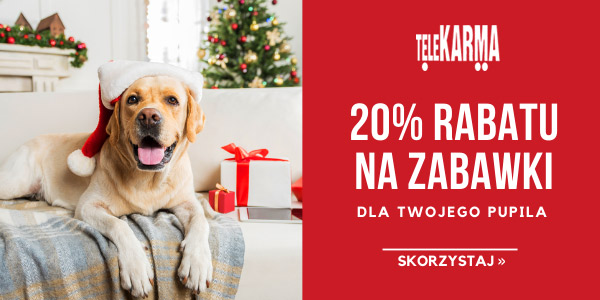 20% rabatu na zabawki dla Twojego pupila w Telekarmie 