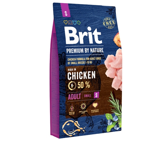 brit premium by nature adult small karma dla dorosłych psów ras małych