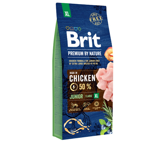 brit premium by nature junior extra large karma dla szczeniąt ras olbrzymich