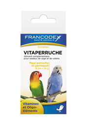 FRANCODEX VITAPERRUCHE WITAMINY DLA PAPUG dostępne do wyczerpania zapasów FRANCODEX VITAPERRUCHE WITAMINY DLA PAPUG dostępne do wyczerpania zapasów