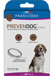 FRANCODEX PREVENDOG OBROŻA PRZECIW KLESZCZOM I KOMAROM DLA PSA