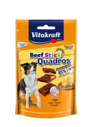 VITAKRAFT BEEF STICK QUADROS PRZYSMAK DLA PSA - z mięsem i serem