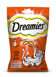 DREAMIES Z KURCZAKIEM PRZYSMAK DLA KOTA
