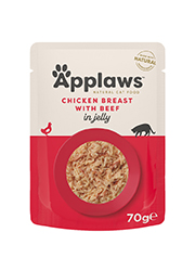 APPLAWS CAT KURCZAK I WOŁOWINA W GALARETCE