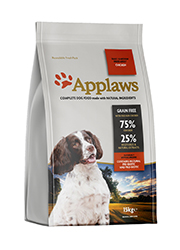 APPLAWS DRY ADULT SMALL / MEDIUM Z KURCZAKIEM