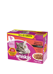 WHISKAS MIĘSNE DANIA W SOSIE WHISKAS MIĘSNE DANIA W SOSIE