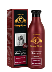 CHAMP-RICHER SZAMPON PROFESJONALNY DLA PSA - sierść długa i miękka dostępne do wyczerpania zapasów CHAMP-RICHER SZAMPON PROFESJONALNY DLA PSA - sierść długa i miękka dostępne do wyczerpania zapasów