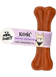 MR BANDIT KOŚĆ Z SUSZONEJ SKÓRY DLA PSA klasyczna wędzona dostępne do wyczerpania zapasów