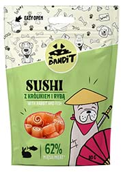 MR BANDIT SUSHI PRZYSMAK DLA PSA z królikiem i rybą