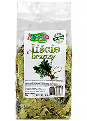 ALEGIA LIŚCIE BRZOZY PRZYSMAK DLA GRYZONI I KRÓLIKA