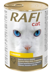 RAFI CAT MOKRA KARMA Z DROBIEM puszka dla kota