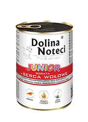 DOLINA NOTECI PREMIUM JUNIOR BOGATA W SERCA WOŁOWE puszka dla szczeniąt