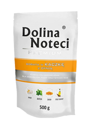 DOLINA NOTECI PREMIUM BOGATA W KACZKĘ Z DYNIĄ saszetka dla psa